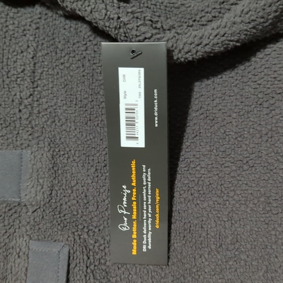 Dri-Duck Brooks Long-Sleeve Pullover for Men - Charcoal - 2XL - Picture 6 of 14